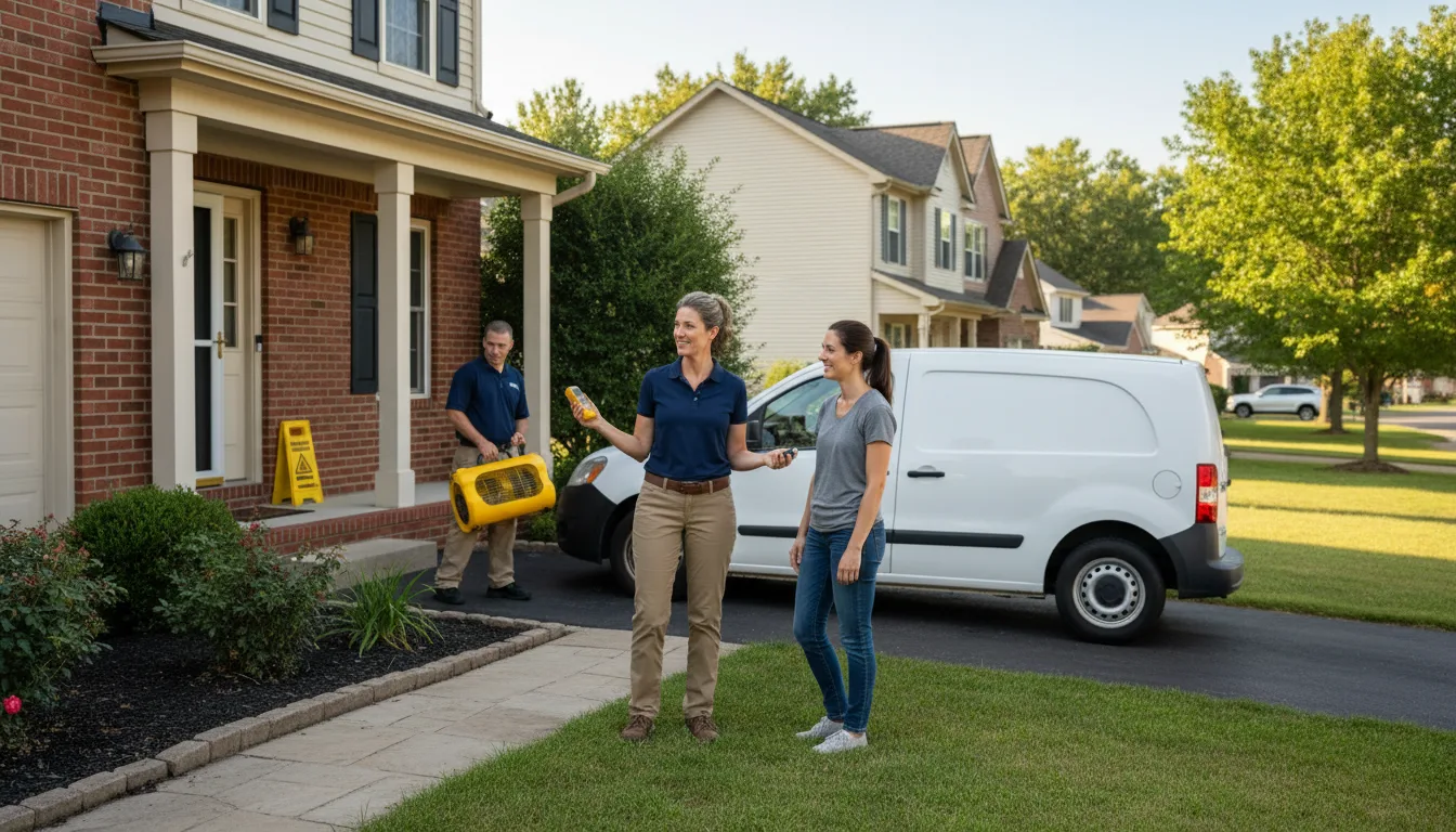 Water restoration image for Dehumidification And Cleanup Services in Troutville, VA
